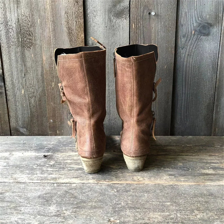 Helen | Leather Fall Boots