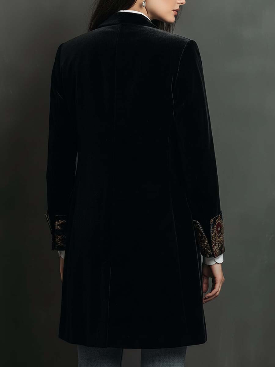 Ann | Slim Fit Baroque Print Blazer