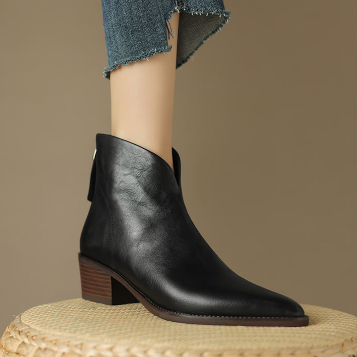 Rose | Luxury Low-Heel Boots