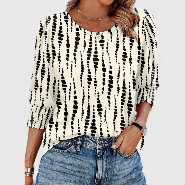 Jamie | Elegant Smocked Top