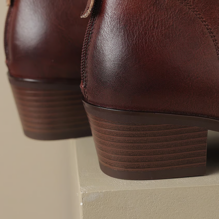 Rose | Luxury Low-Heel Boots