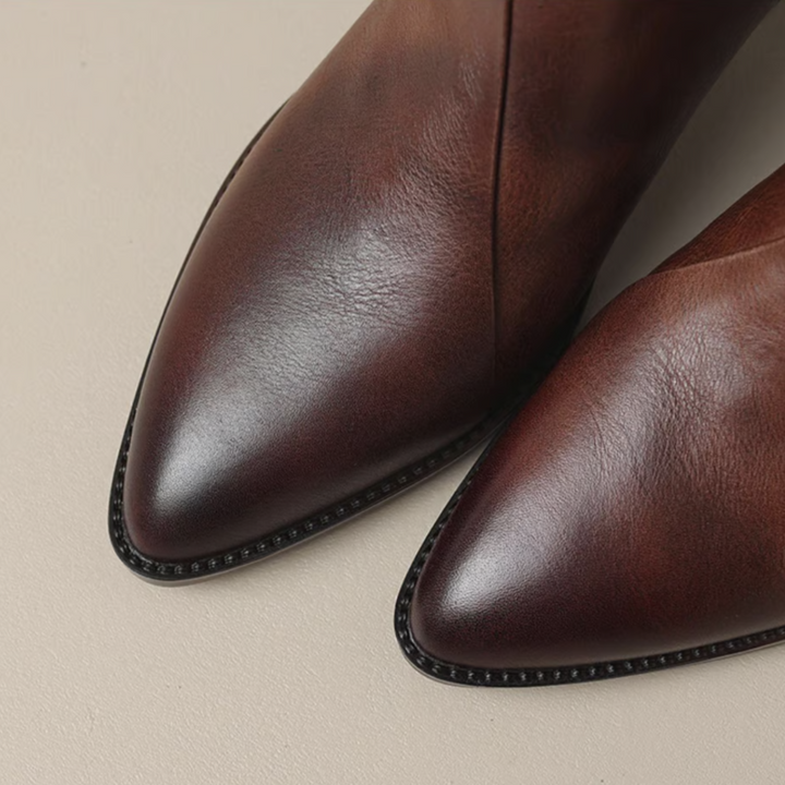 Rose | Luxury Low-Heel Boots