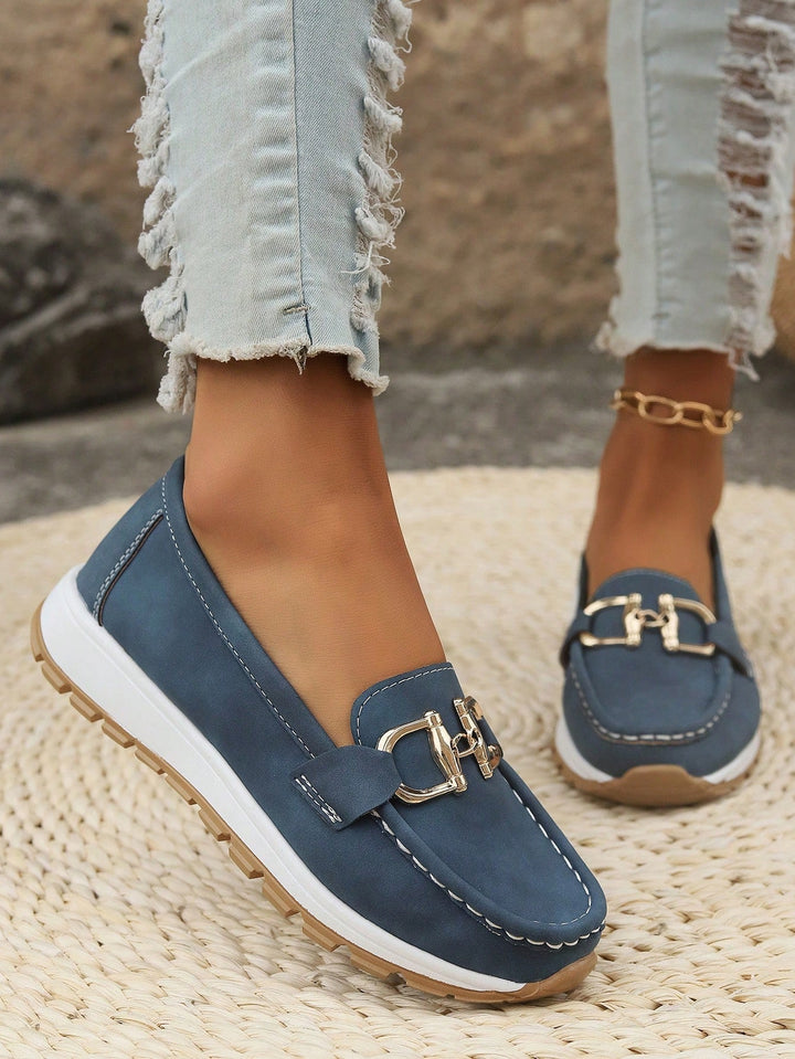 Donna | Chic Buckle Loafers
