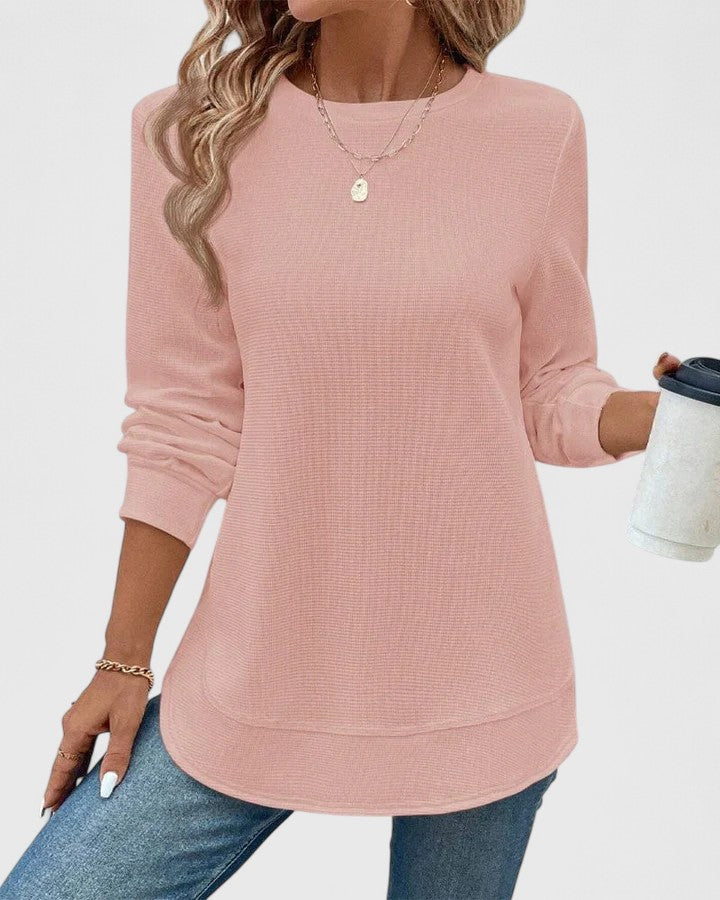 Jamie | Elegant O-Neck Long Sleeve.