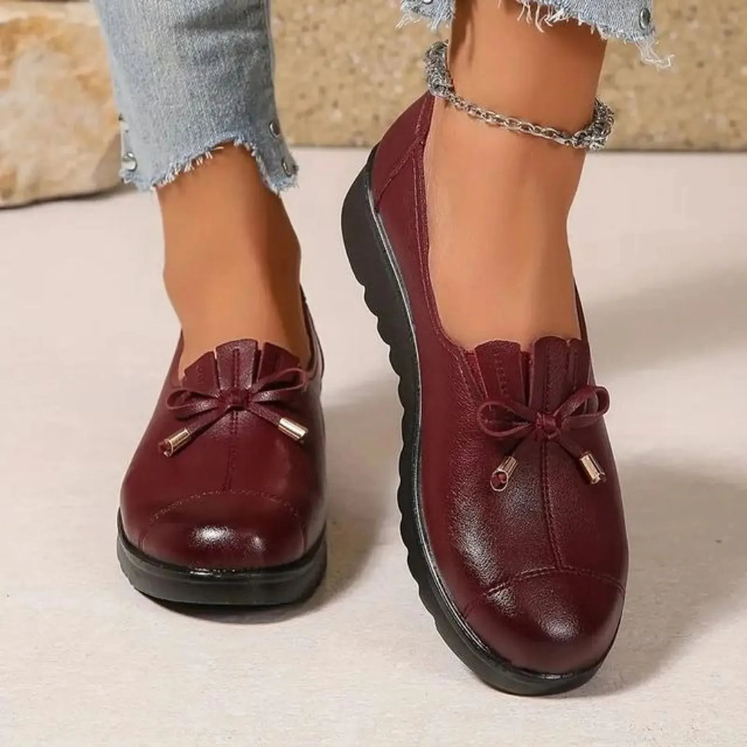 Barbara Full-Support Comfort Loafers in red