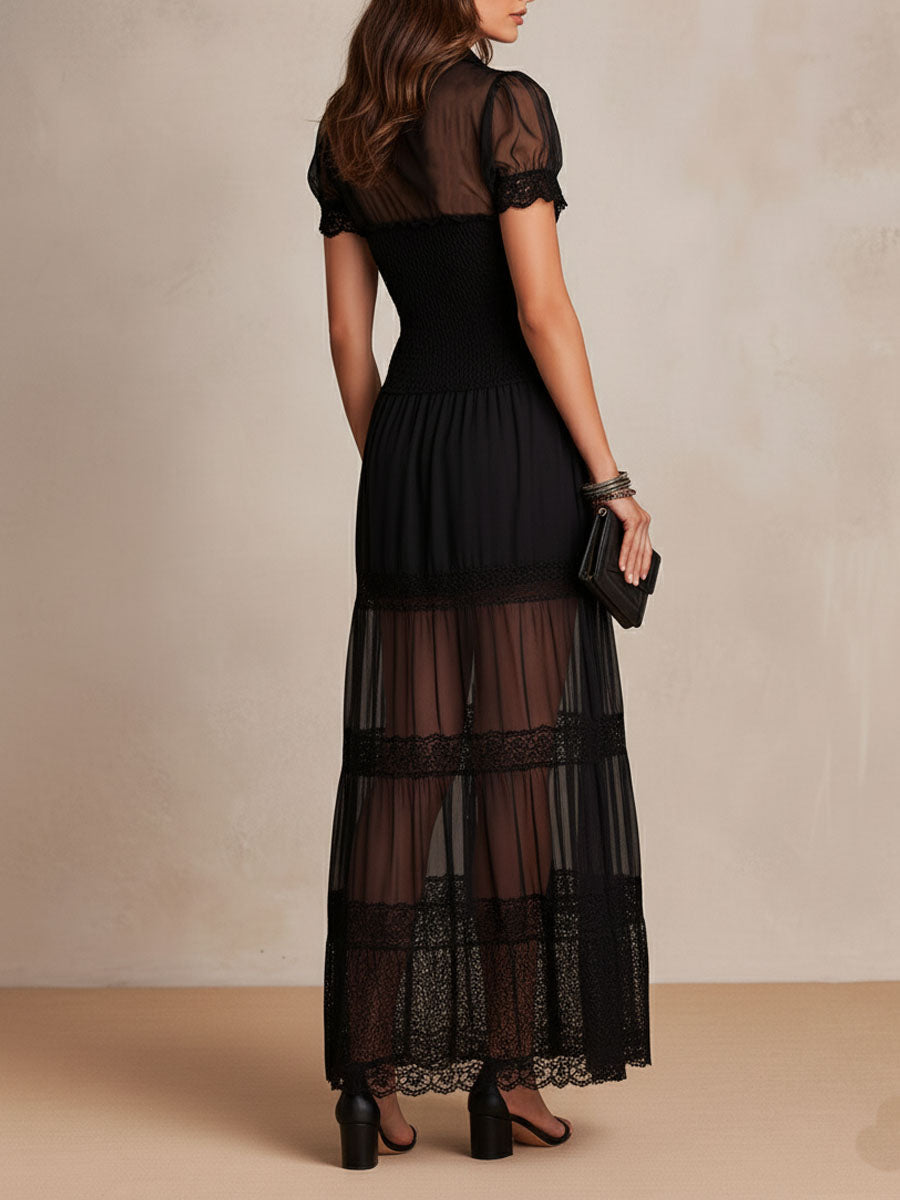 Carol | Elegant Lace Maxi Dress