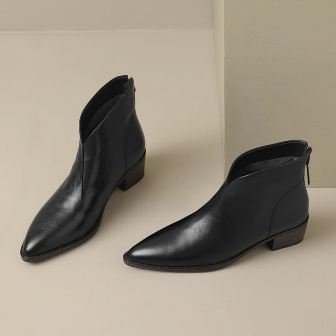 Rose | Luxury Low-Heel Boots