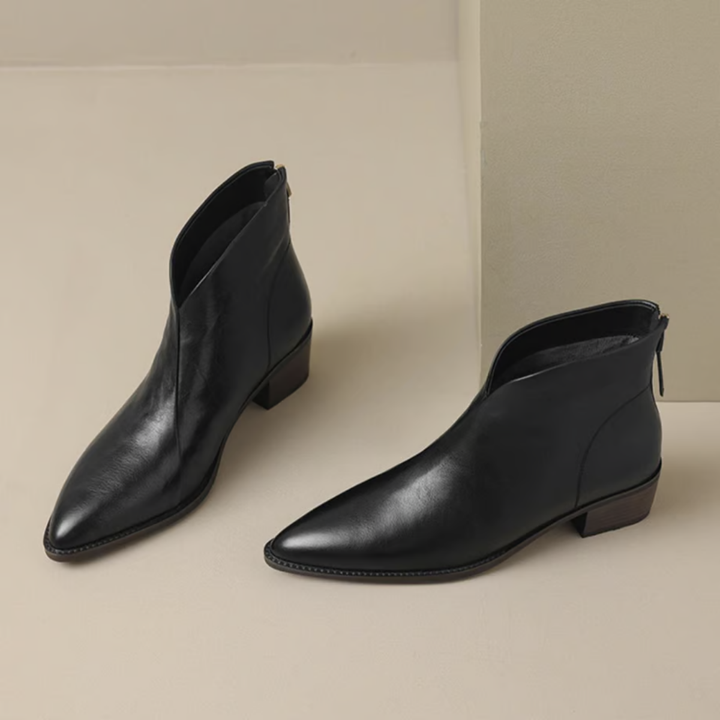 Rose | Luxury Low-Heel Boots