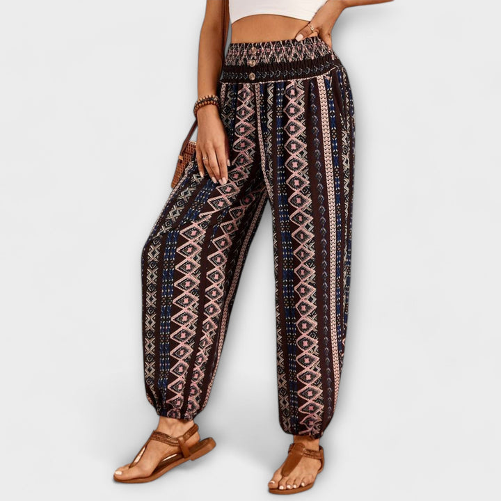 Jamie | Ethnic Graphic Pants