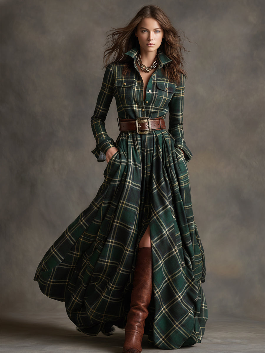 Sandra | Belted Shirt Dress