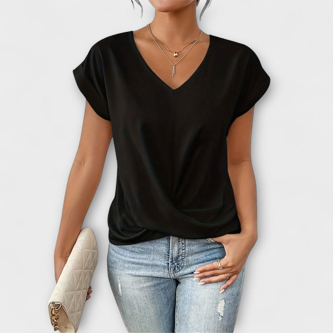 Jamie | Elegant V-neck Top