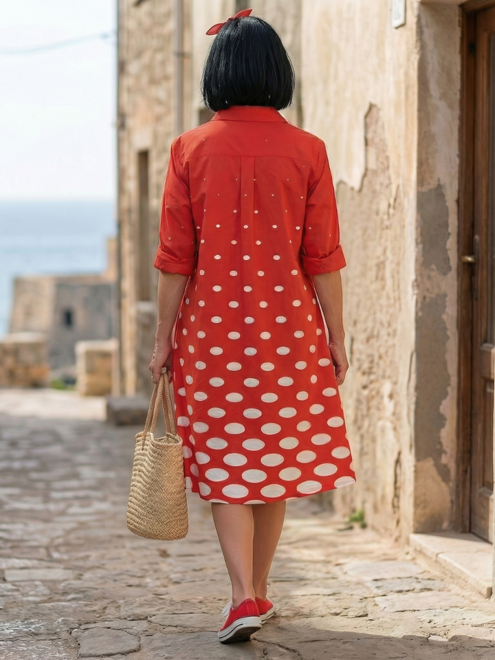 Wrenley | Bright Day Dot Dress
