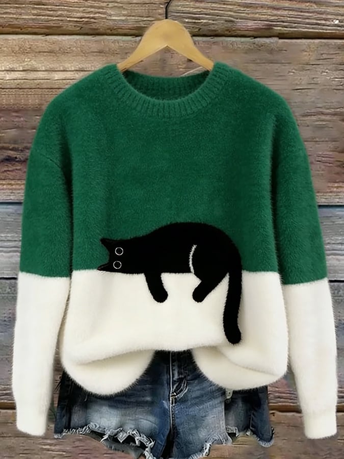 Carol | Cozy Oversized Sweater - Green