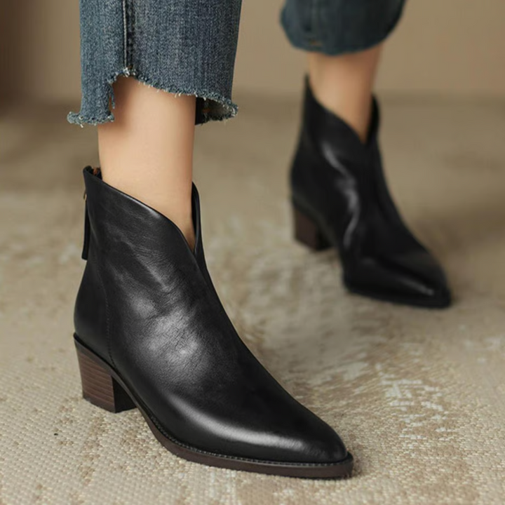Rose | Luxury Low-Heel Boots