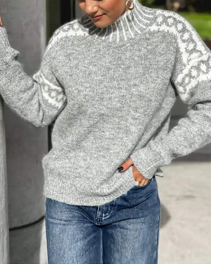 Gloria Bold Sweater in gray