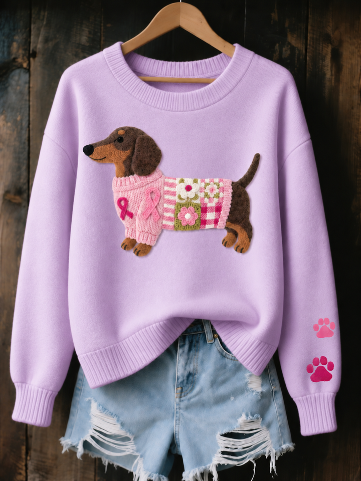 Ann | Casual Sweater - Purple