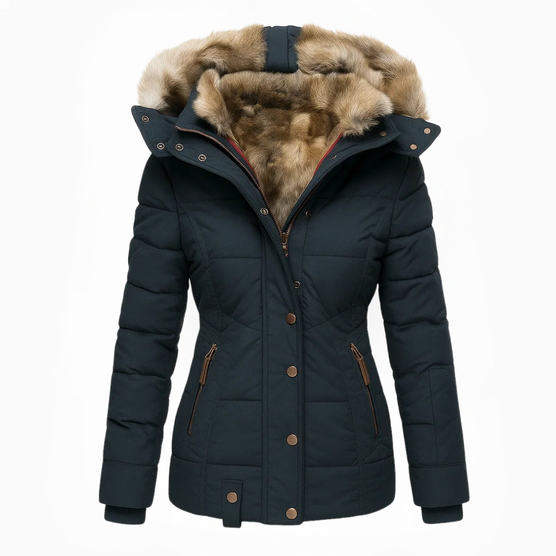 Ruth | Women's Hooded Insulated Quilted Winter Coat