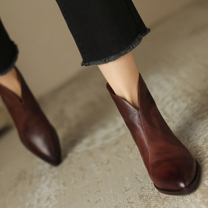 Rose | Luxury Low-Heel Boots