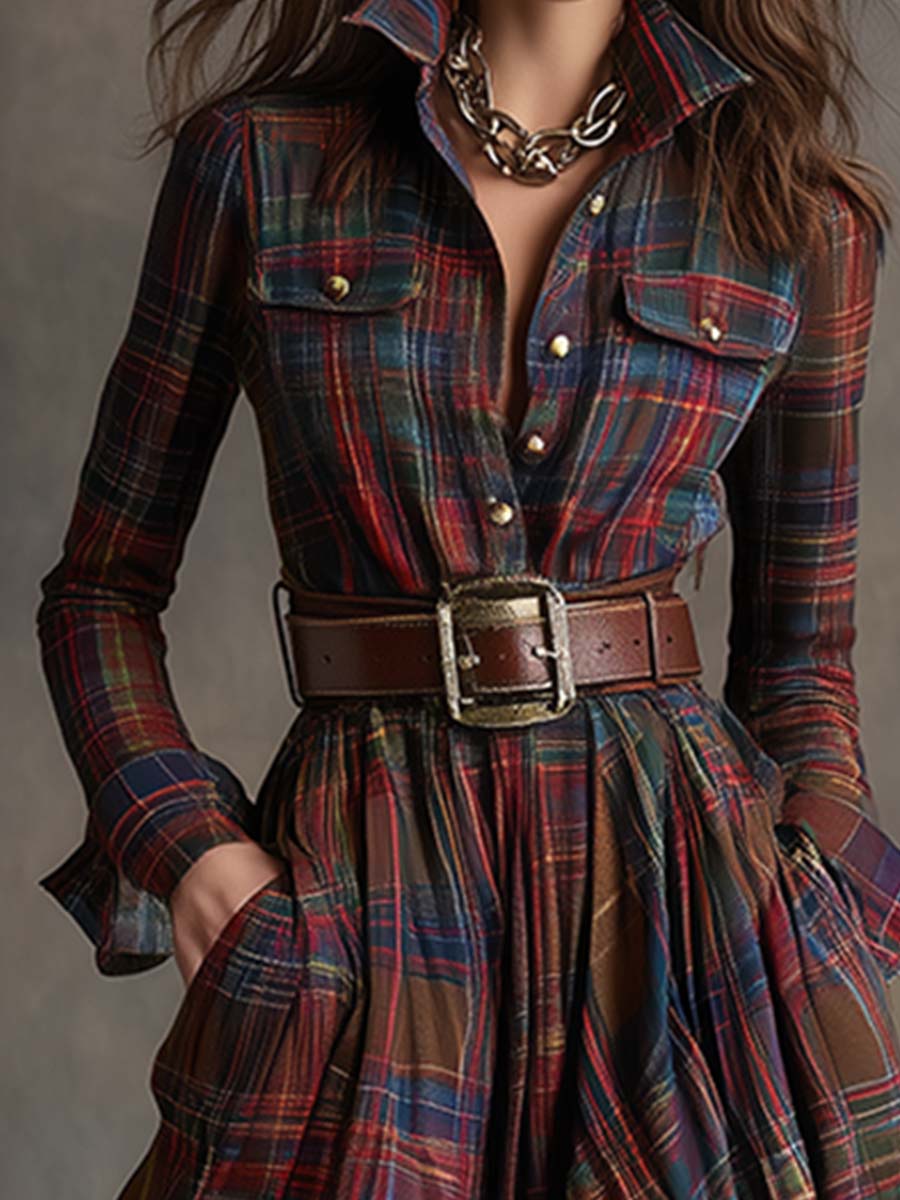Sandra | Belted Shirt Dress
