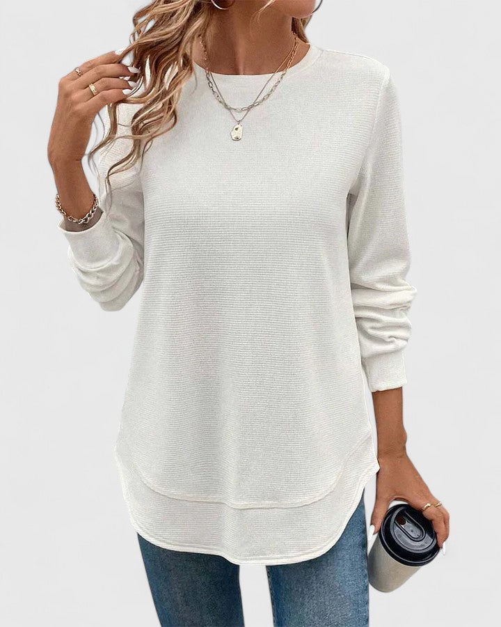 Jamie | Elegant O-Neck Long Sleeve.