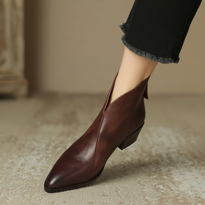 Rose | Luxury Low-Heel Boots