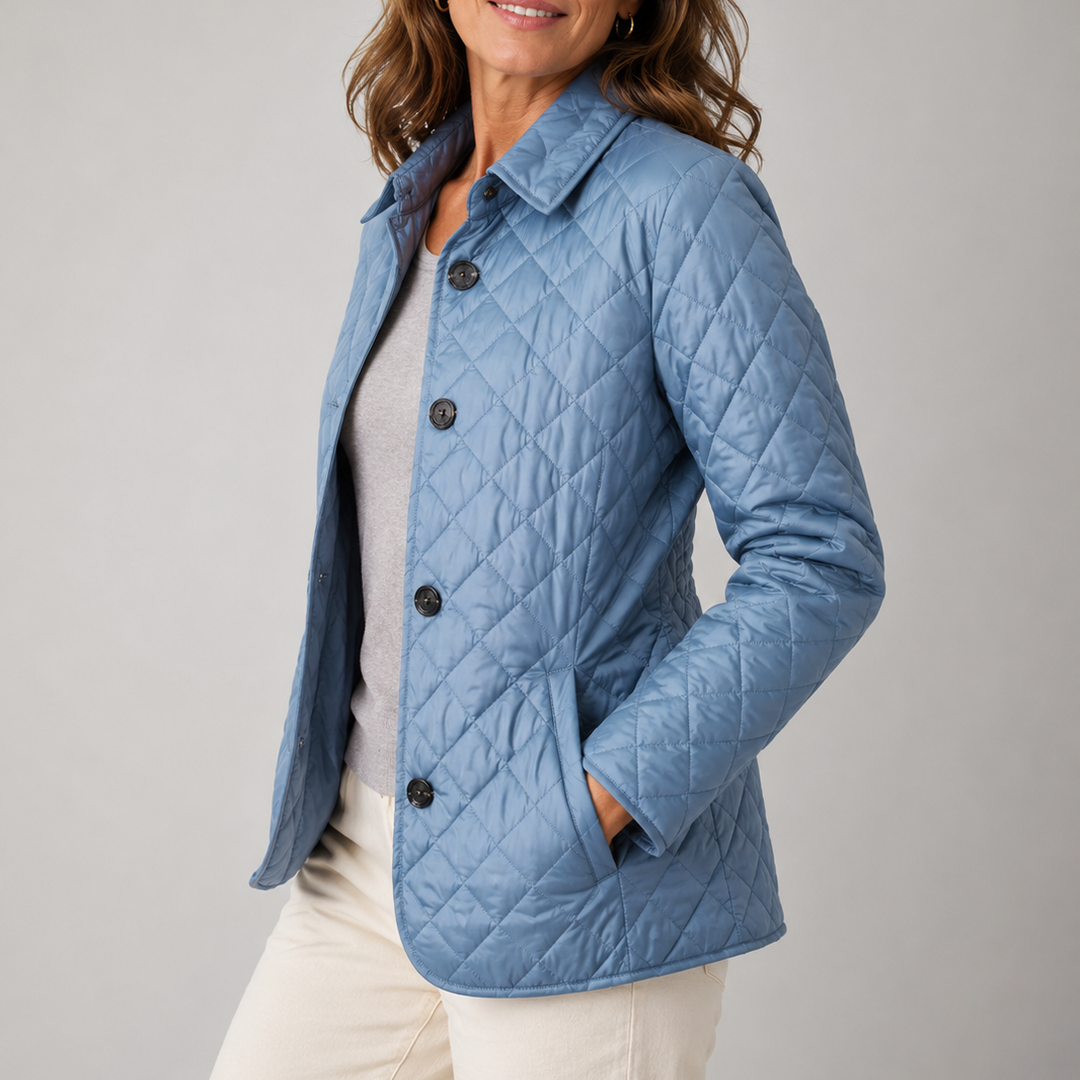 Donna Lightweight Quilted Jacket - Blue
