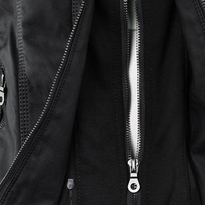 Lois | Hooded Moto Jacket