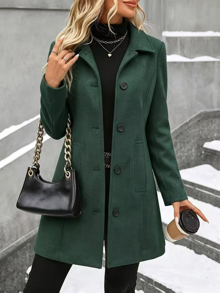 Joyce | Comfortable Coat with Stand Collar