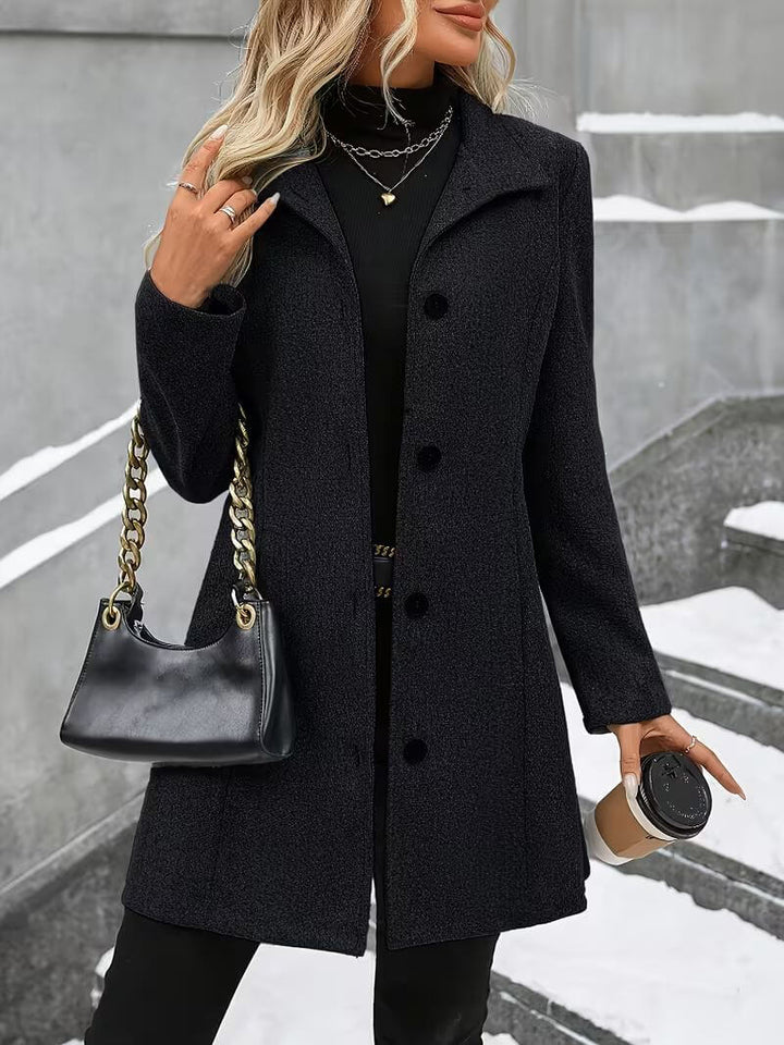 Joyce | Comfortable Coat with Stand Collar