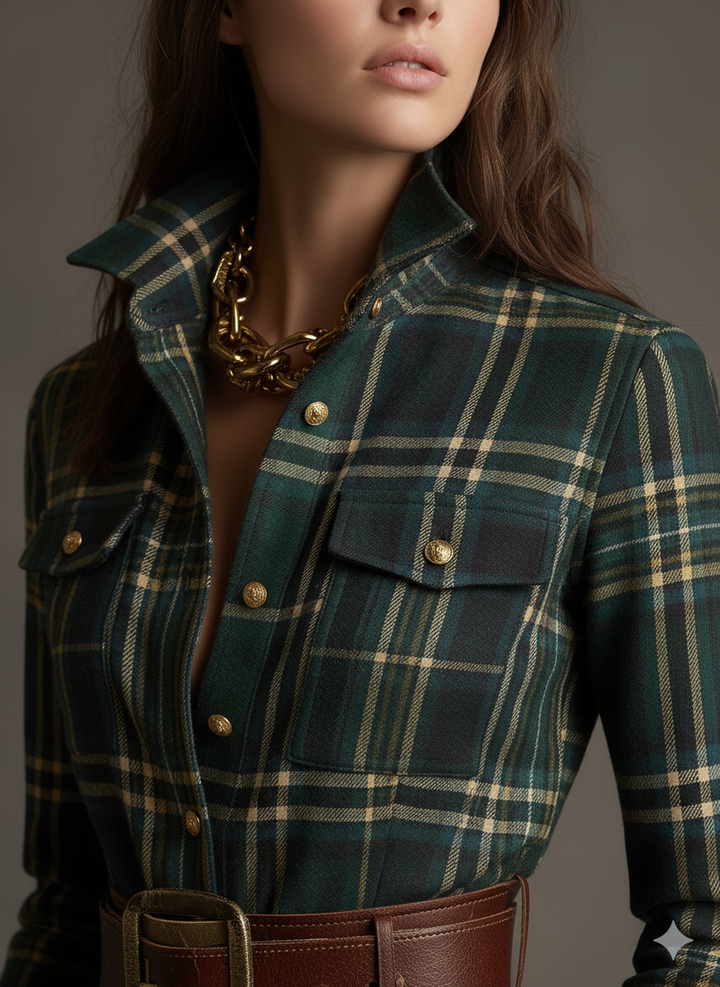 Sandra | Belted Shirt Dress