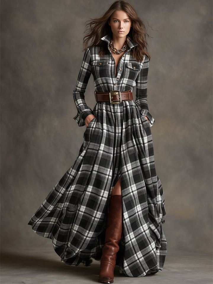 Sandra | Belted Shirt Dress