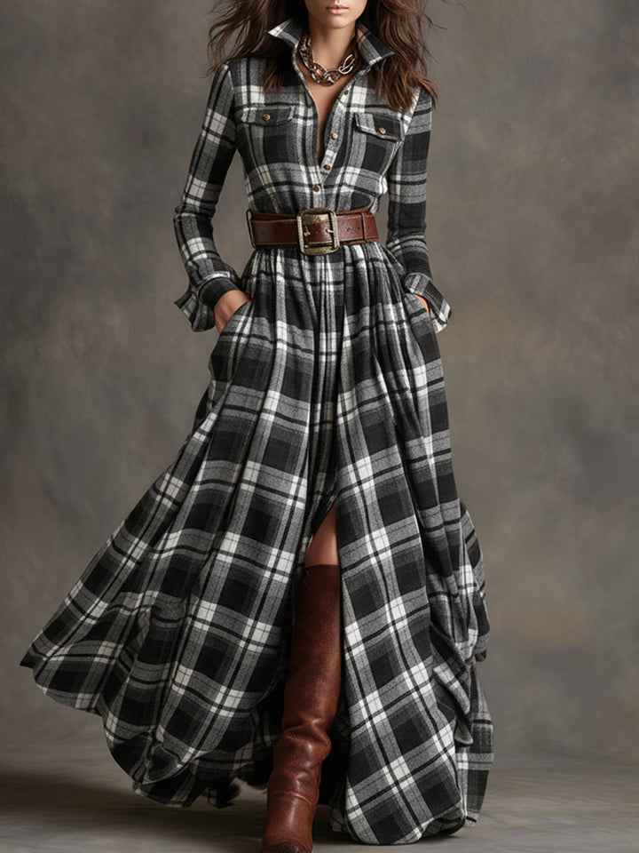 Sandra | Belted Shirt Dress