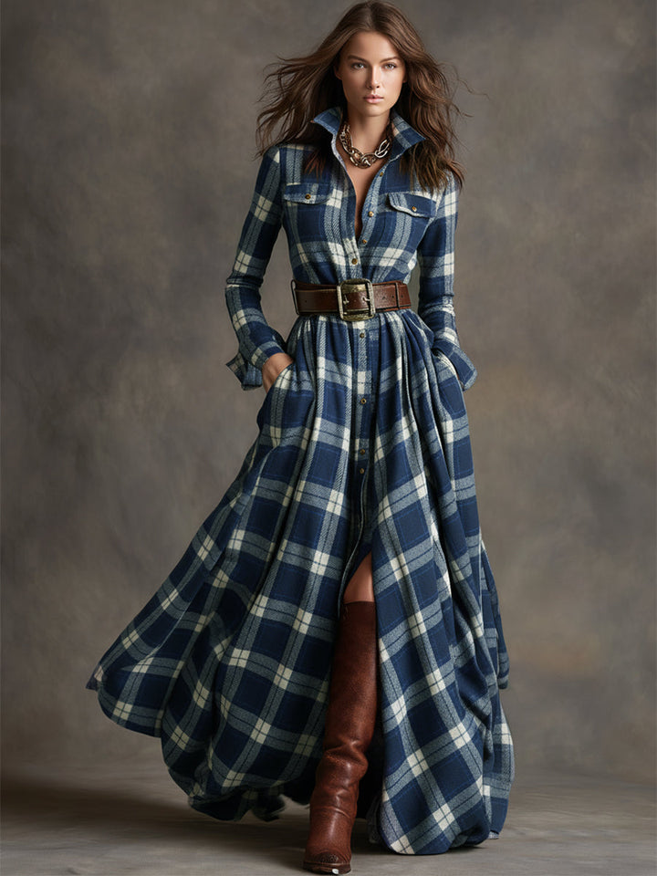 Sandra | Belted Shirt Dress