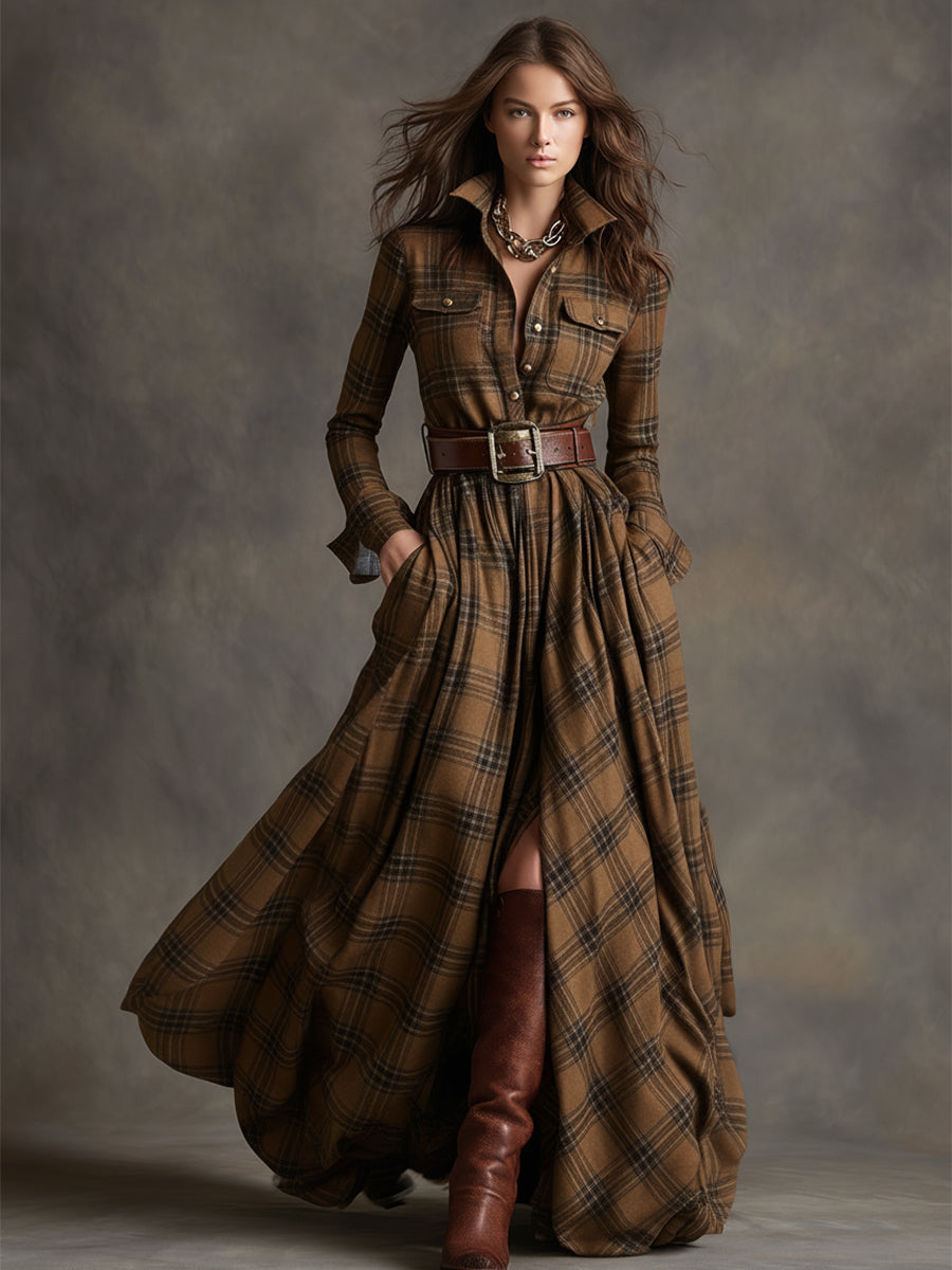 Sandra | Belted Shirt Dress