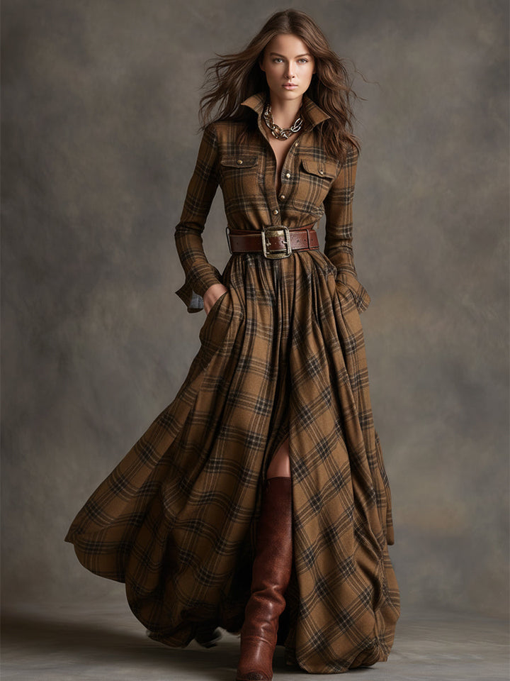 Sandra | Belted Shirt Dress