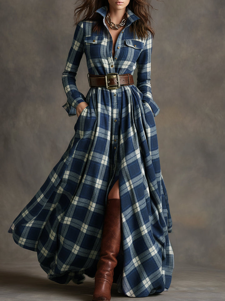 Sandra | Belted Shirt Dress