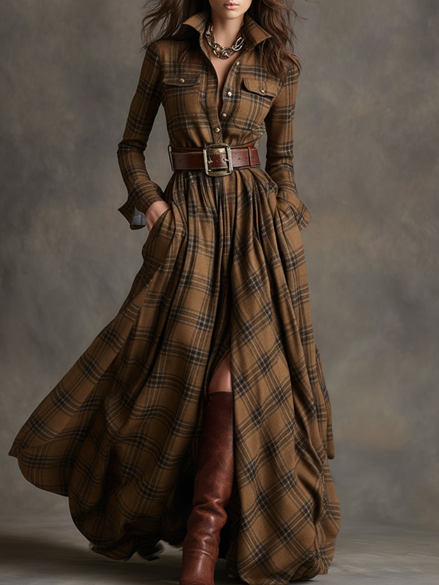 Sandra | Belted Shirt Dress