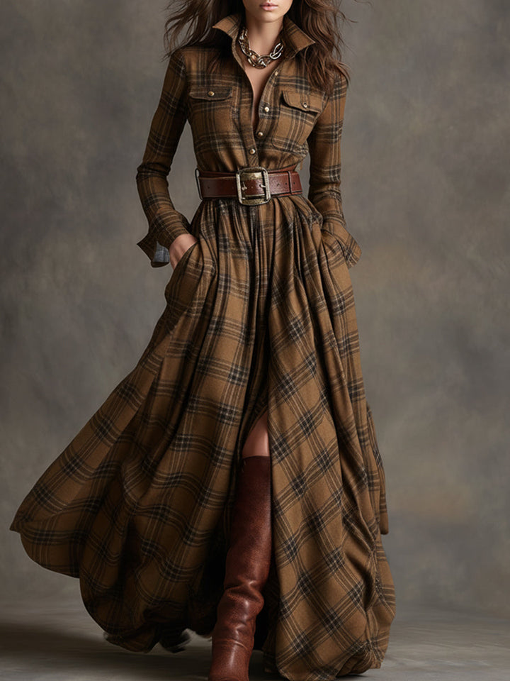 Sandra | Belted Shirt Dress