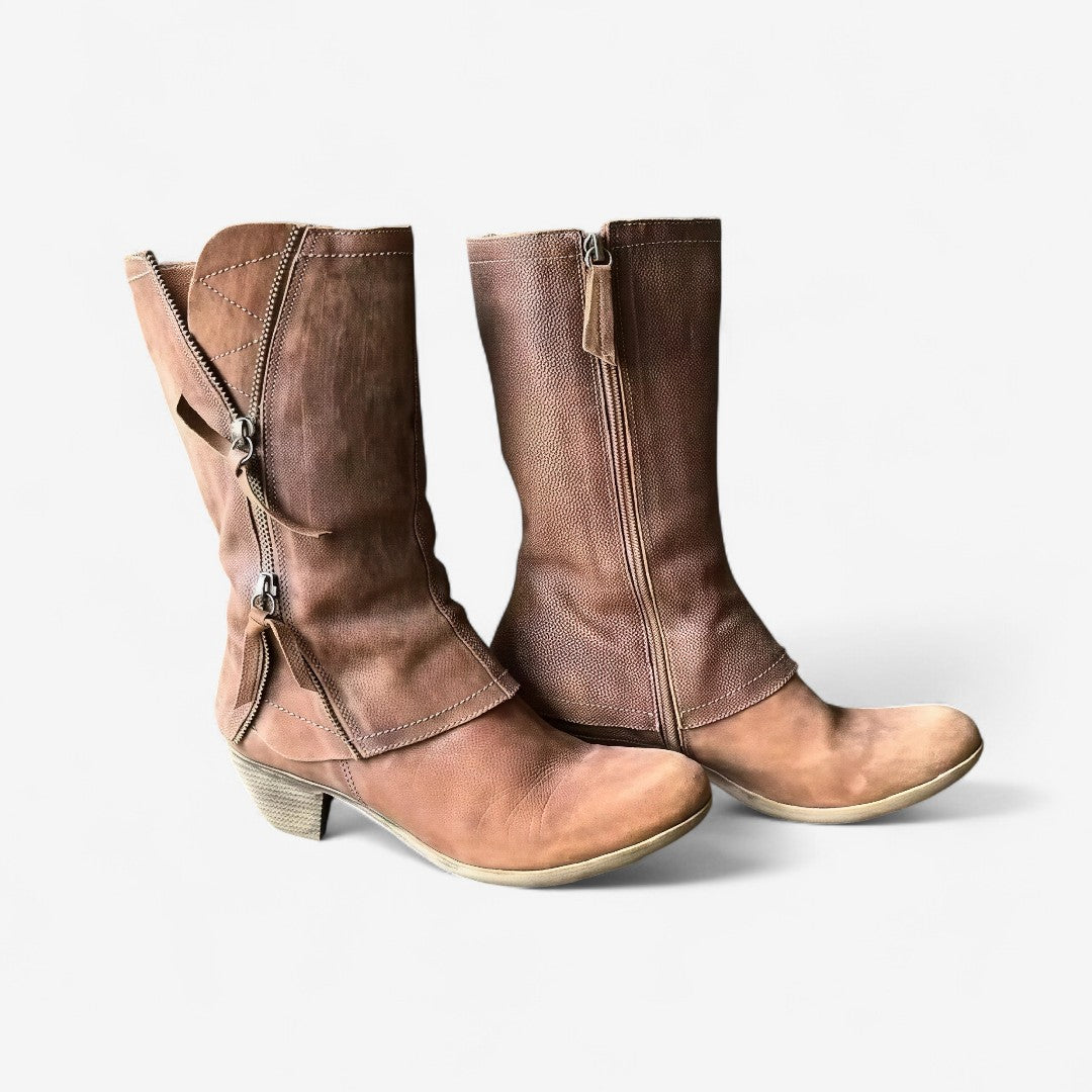 Helen | Leather Fall Boots