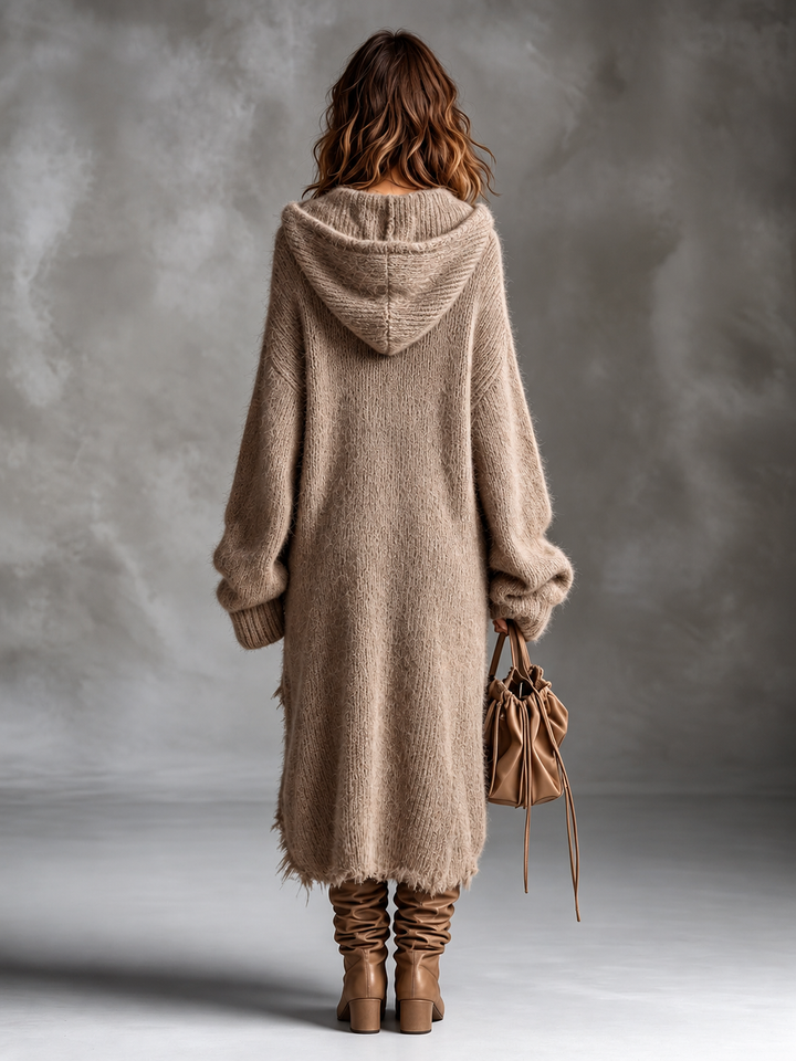 Victoria Oversized Hooded Knit Dress