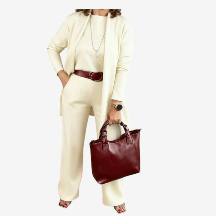 Christine | Elegant 3-Piece Set - White