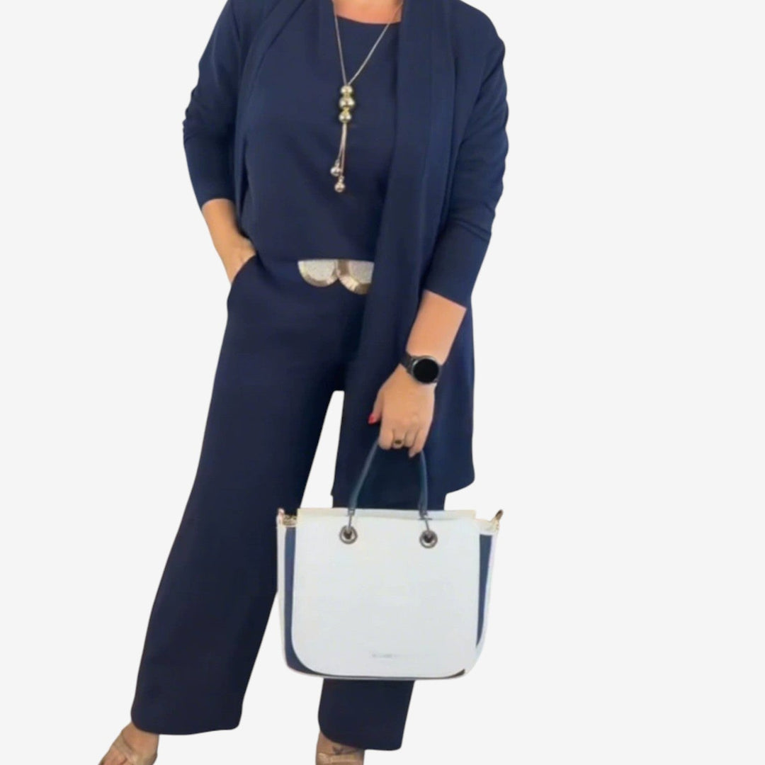 Christine | Elegant 3-Piece Set - Blue