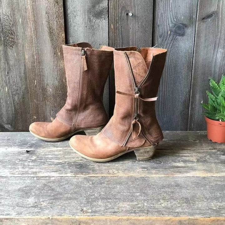 Helen | Leather Fall Boots