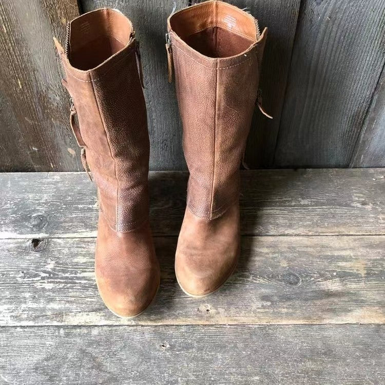 Helen | Leather Fall Boots