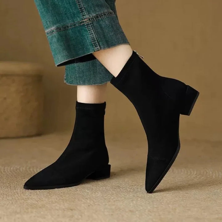 Tina™ | Elegant Comfort Heel Boots