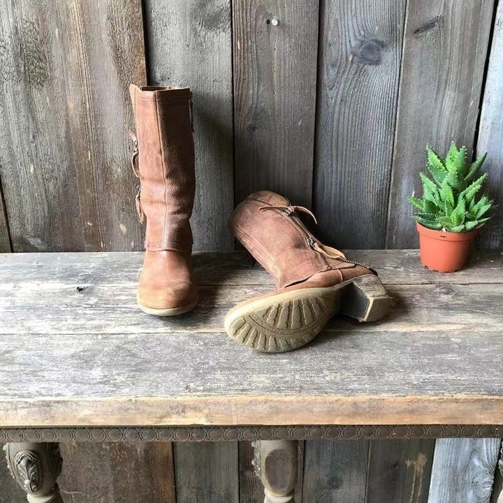 Helen | Leather Fall Boots
