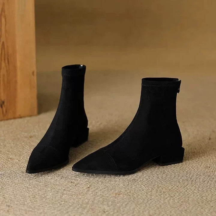 Tina™ | Elegant Comfort Heel Boots