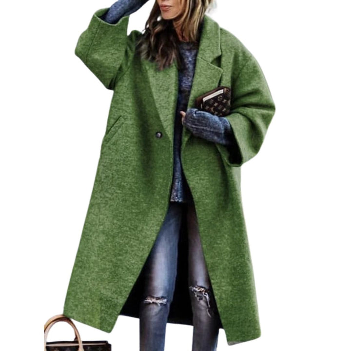 Natallie – Oversized Wrap Coat for Effortless Elegance