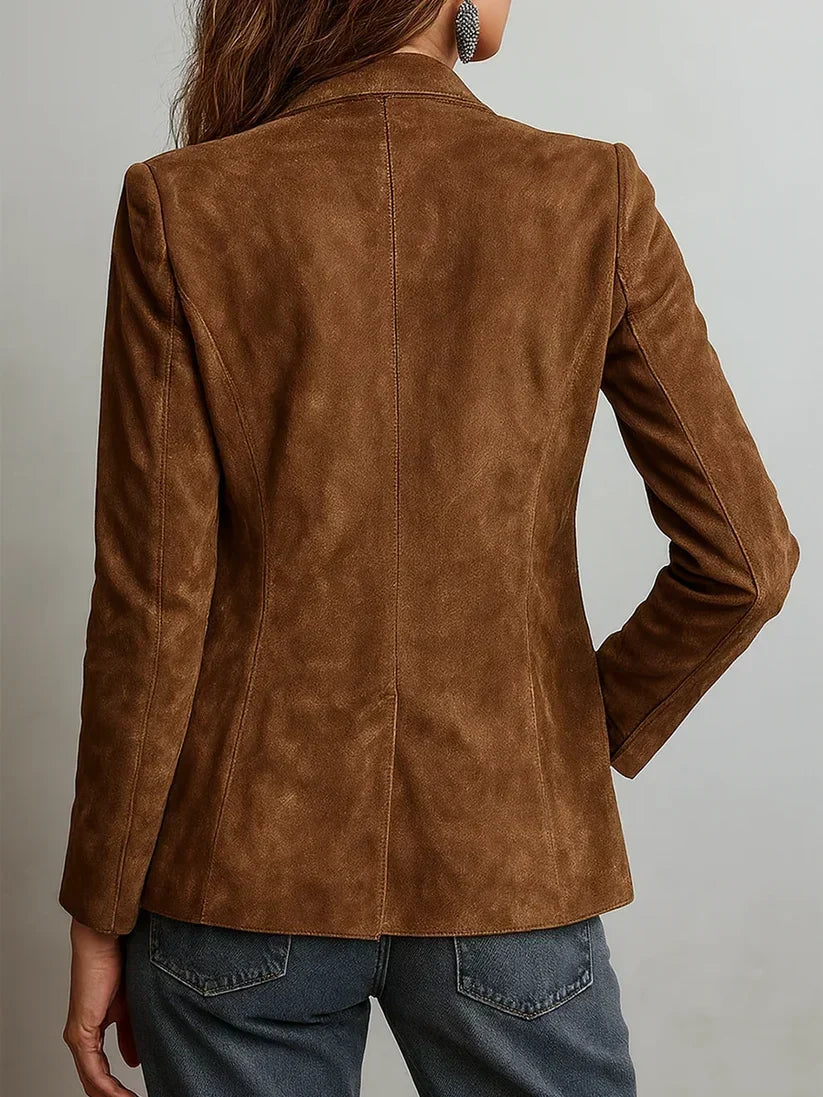 Sharon | Vintage Brown Blazer