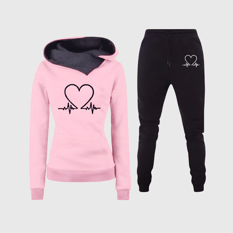 Comfortable Athletic Lounge Set Pink